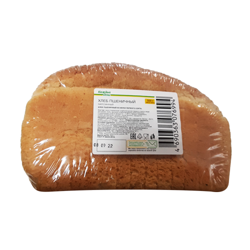 Хлеб пшеничный нарезанный из муки первого сорта ТМ "Каждый день"