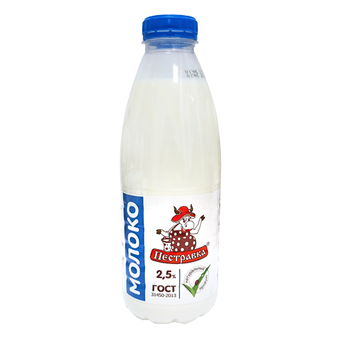 Молоко питьевое пастеризованное с м.д.ж. 2,5% ТМ "Пестравка"