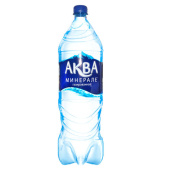 Вода питьевая газированная первой категории под товарным знаком "Аква Минерале", ПЭТ бутылка