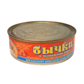 Рыбные консервы стерилизованные «Бычки в томатном соусе» ТМ "Фортуна Крым"