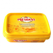 Сыр плавленый "Мааздам" Президент м.д.ж. в сухом веществе 45%, ТМ "President", упаковка - пластиковый контейнер, 200 г