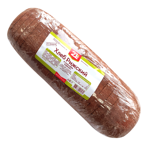 Хлеб "Рижский" в упаковке ТМ "21 Свежий хлеб"