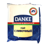 Сыр фасованный "Сливочный"ТМ "DANKE", м.д.ж. в сухом веществе 45%