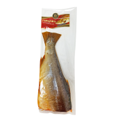 Горбуша потрошенная обезглавленная холодного копчения ТМ "Золотая FISHKA"