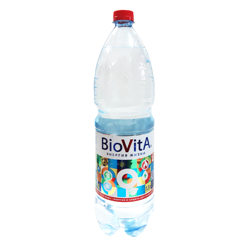 Вода минеральная природная питьевая столовая "Биовита" ("Biovita") негазированная, гидрокарбонатная кальциевая, ТМ "Biovita"