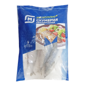 Скумбрия тихоокеанская наразделанная, глазированная, мороженная
