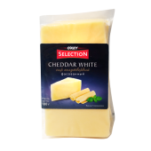 Сыр полутвердый "Чеддер белый", ТМ "О'КЕЙ" , м.д.ж. в сухом веществе 45%