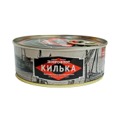 Рыбные консервы стерилизованные "Килька балтийская неразделанная в томатном соусе" ТМ "Доброфлот"