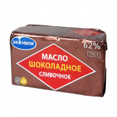 Масло сливочное шоколадное с м.д.ж. 62,0 %, ТМ "Экомилк"