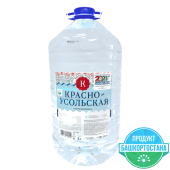 Вода питьевая из подземных источников очищенная первой категории "Красноусольская" негазированнная,ТМ "Красноусольская"