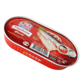 Консервы рыбные "Сардина атлантическая, филе бланшированная в томатном соусе", ТМ "Рыбное Меню"