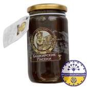 Мед натуральный цветочный  фасованный ТМ «Башкирские пасеки», банка стеклянная, масса нетто 500 г