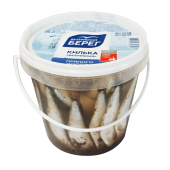 Пресервы: Килька обыкновенная неразделанная пряного посола "Балтийская" ТМ "Балтийский берег"