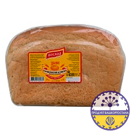 Хлеб "Кармалинский на хмелю", формовой в полимерной упаковке, 0,5 кг.