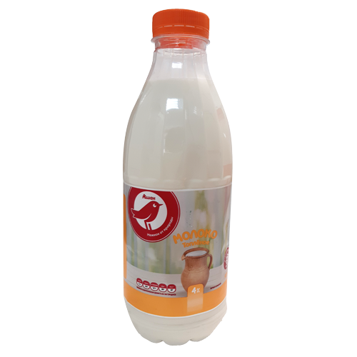 Молоко питьевое топленое с м.д.ж. 4,0%