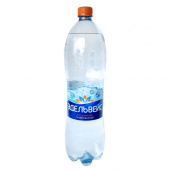 Вода минеральная природная питьевая лечебно-столовая "Эдельвейс" газированная хлоридно-сульфатная натриевая