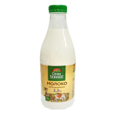 Молоко питьевое пастеризованное с мдж 2,5% ТМ "Село Зеленое"