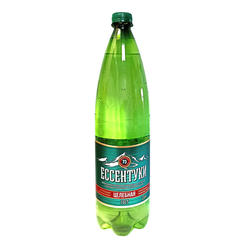Вода минеральная природная лечебно-столовая питьевая газированная "Ессентуки целебная"