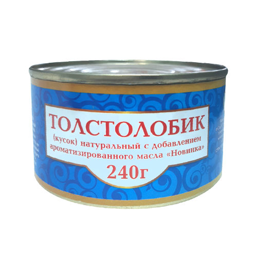 Рыбные консервы стерилизованные "Толстолобик(Кусок) натуральный с добавлением ароматизированного масла "Новинка", ТМ "Азовчанка"