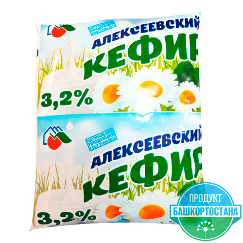 Кефир с м.д.ж. 3,2 % ТМ "Алексеевский"