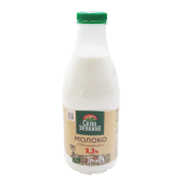 Молоко 100% натуральное с м.д.ж. 3,2 % ТМ Фермерские продукты "Село Зеленое"