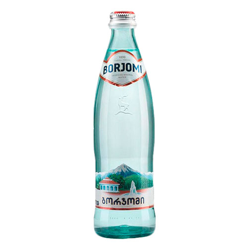 Вода минеральная природная питьевая "Borjomi", лечебно-столовая газированная