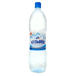 Вода минеральная природная питьевая лечебно-столовая газированная "Эдельвейс", хлоридно-сульфатная - 