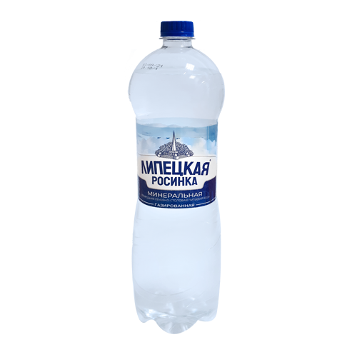 Вода минеральная природная питьевая лечебно-столовая хлоридно-сульфатная натриевая "Липецкая", газированная