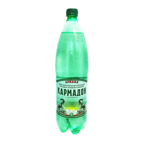 Вода минеральная природная питьевая лечебная нижний КАРМАДОН газированная