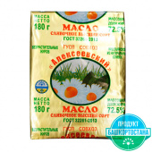 Масло сливочное "Крестьянское", м.д.ж. 72,5%, высший сорт, ТМ "Алексеевский"