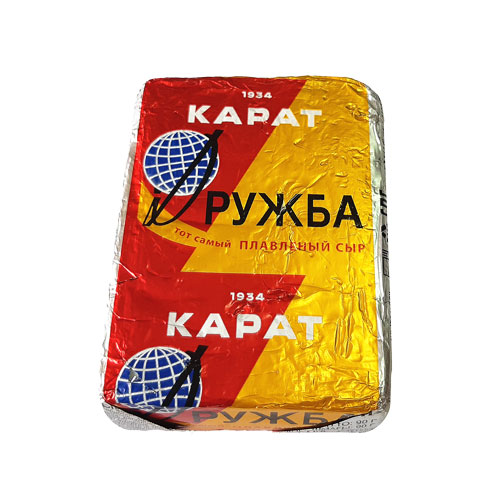 Сыр плавленый "Дружба" ТМ "Карат", м.д.ж. в сухом веществе 45%