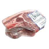 Полуфабрикат Свинина корейка на кости, категории А, охлажденный, весовой. ТМ "Лента"