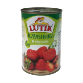 Клубника в сиропе консервированная, ТМ "Lutik"