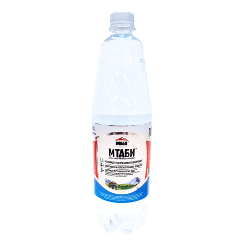 Вода минеральная природная питьевая лечебно-столовая газированная "Аш-Тау" ТМ "Мтаби", гидрокарбонатная натриевая