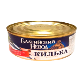 Консервы рыбные "Килька балтийская неразделанная в томатном соусе", ТМ "Балтийский Невод"
