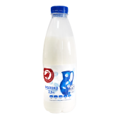 Молоко питьевое пастеризованное с мдж 2.5% ТМ "Ашан"