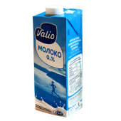 Молоко Valio питьевое ультравысокотемпературнообработанное (UHT) обезжиренное 0,05% ТМ "Valio"