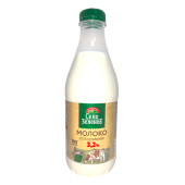Молоко питьевое пастеризованное с м.д.ж. 3,2%, ТМ" Село Зеленое"