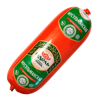 Колбаса вареная из мяса птицы "Мусульманская"  ТМ "Идель" - 
