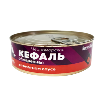Рыбные консервы стерилизованные "Килька черноморская неразделанная обжаренная в томатном соусе", ТМ "Фортуна Крым" - 