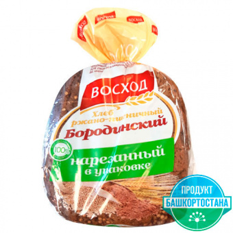 Хлеб ржано-пшеничный "Бородинский" - 4 607 005 461 858