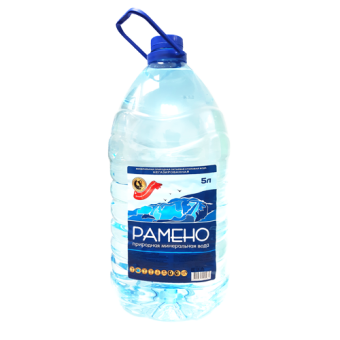 Вода минеральная природная питьевая столовая "Рамено", негазированная, гидрокарбонатная магниево-кальциевая, ТМ "Рамено" - 4 600 831 000 062