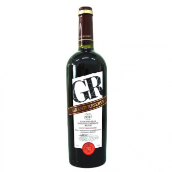 Вино с защищённым географическим указанием "Кубань" полусухое красное "Каберне Фран/Каберне Совиньон/Мерло" серия "Гранд Резерв" - 