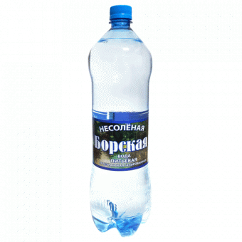 Вода питьевая артезианская газированная "Несолёная "Борская", первой категории - 4601624000191