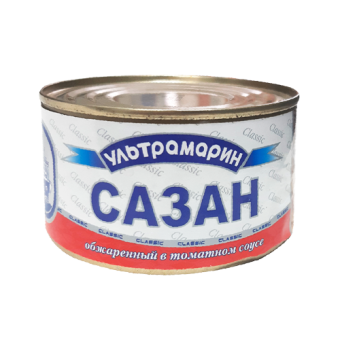 Рыбные консервы стерилизованные "Сазан обжаренный в томатной соусе (куски)" ТМ "Ультрамарин" - 4 607 180 661 708