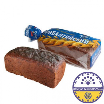Хлеб заварной нарезанный в упаковке "Прибалтийский" - 