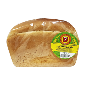 Хлеб "Уральский" ТМ " Уфимский хлебозавод № 7" формовой - 4 607 080 590 665