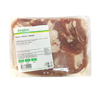 Мякоть лопатки свинины охлажденная категории Б ТМ "Каждый день" - 