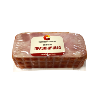 Свинина "Праздничная" копчено-вареная, категории В - 4 604 948 003 619