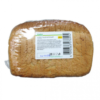 Хлеб пшеничный из муки первого сорта, нарезка, ТМ "Каждый День" - 4690363076994
